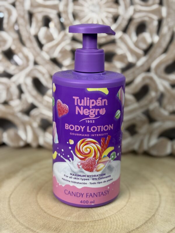 crema hidratante tulipán negro candy fantasy