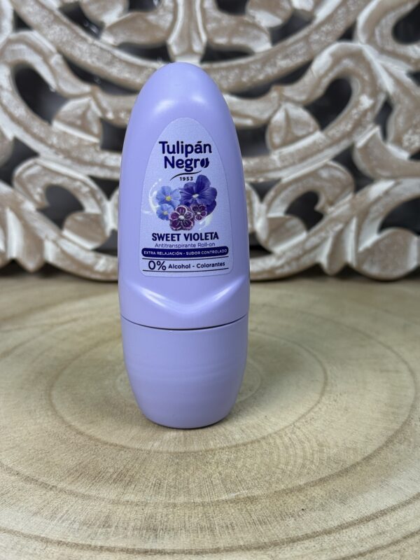 desodorante roll on tulipán negro sweet violeta