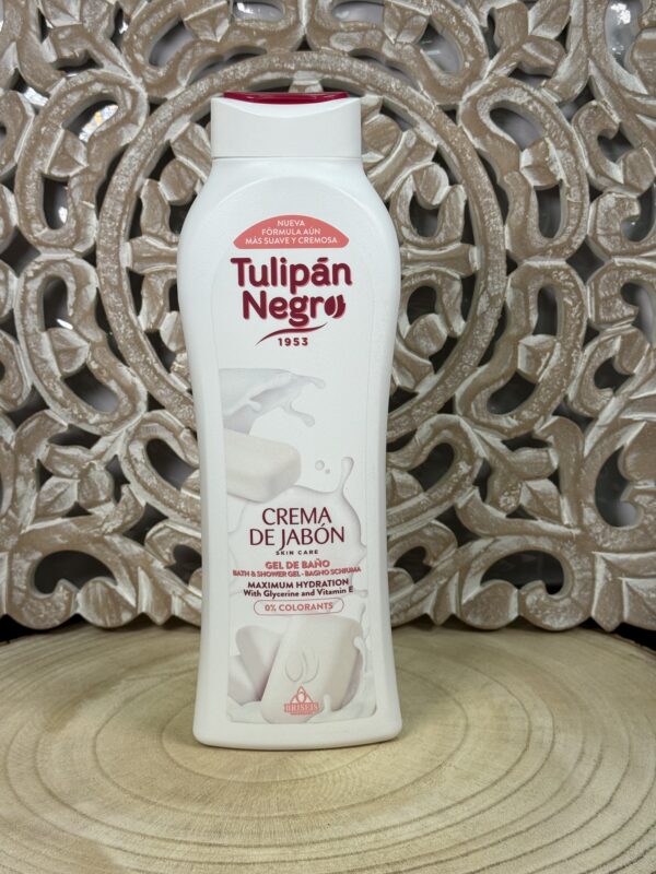 gel tulipán negro crema de jabón