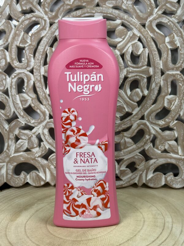 gel tulipan negro fresas & nata