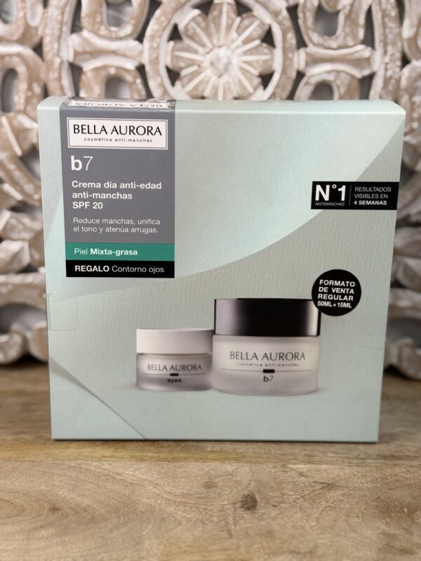 bella aurora pack b7 anti-edad y anti-manchas sfp 20 piel mixta-grasa.